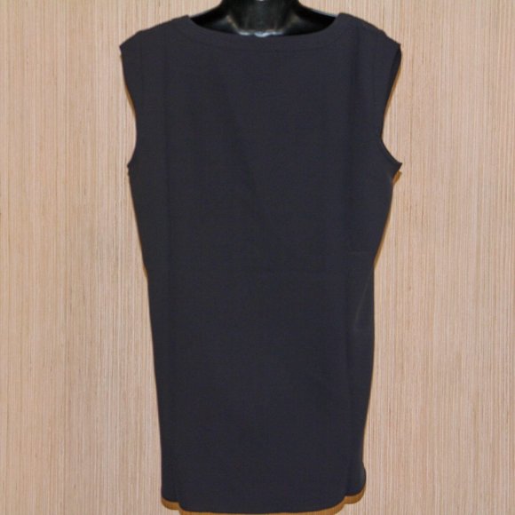 Daily/Ritual Women's Cap-Sleeve Shell 12 - Black - Picture 2 of 4
